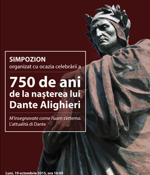  Convegno organizato in occasione dei 750 anni dalla nascita di Dante Alighieri